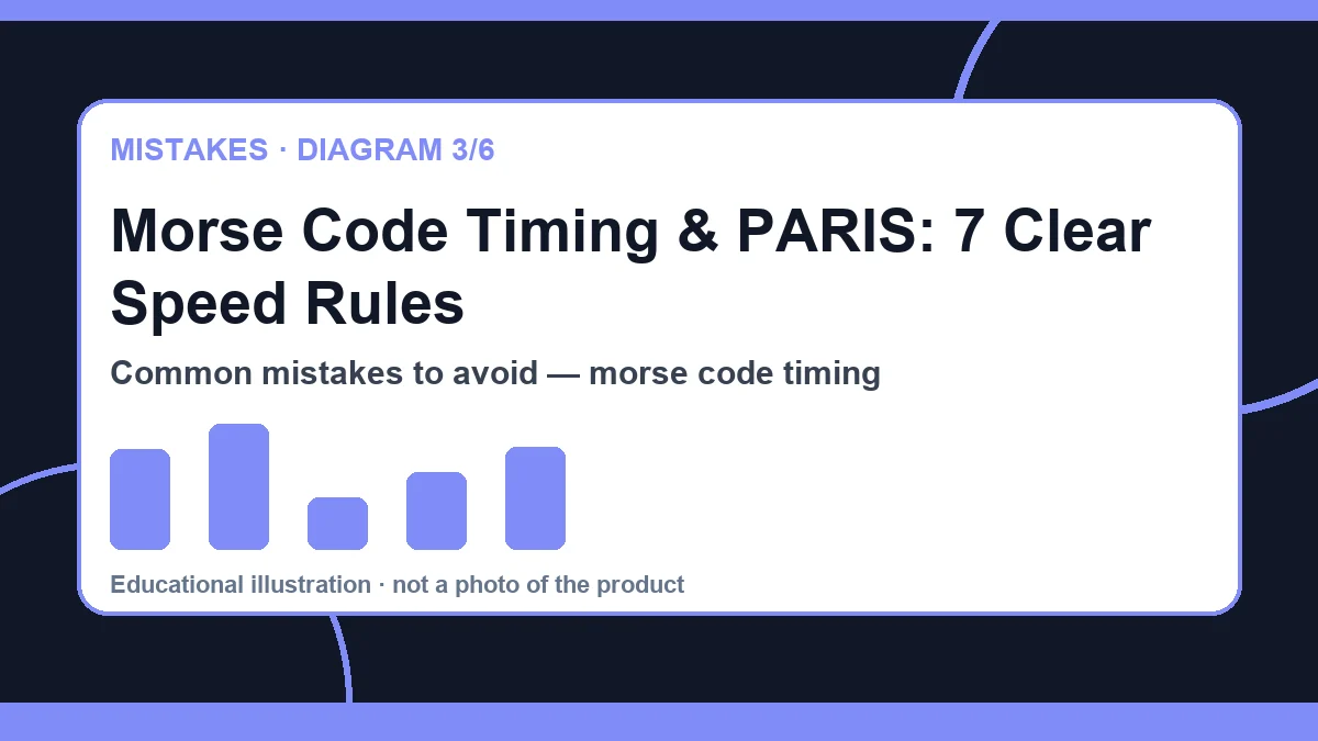 morse code timing diagram 3
