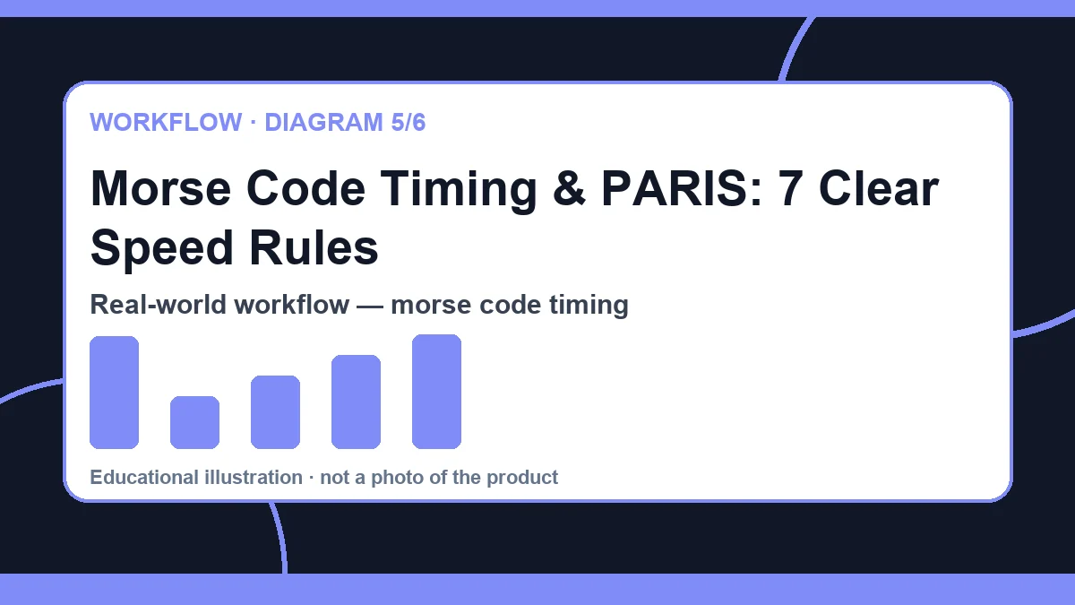 morse code timing diagram 5