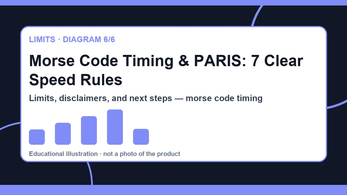 morse code timing diagram 6